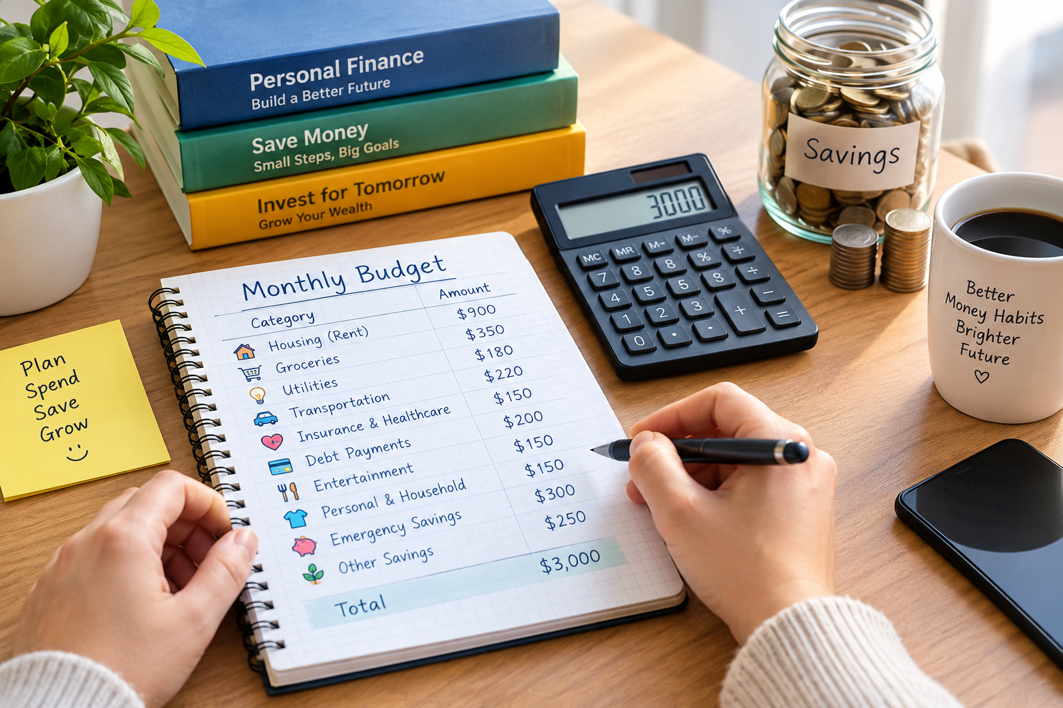 How to Create a Monthly Budget for Beginners