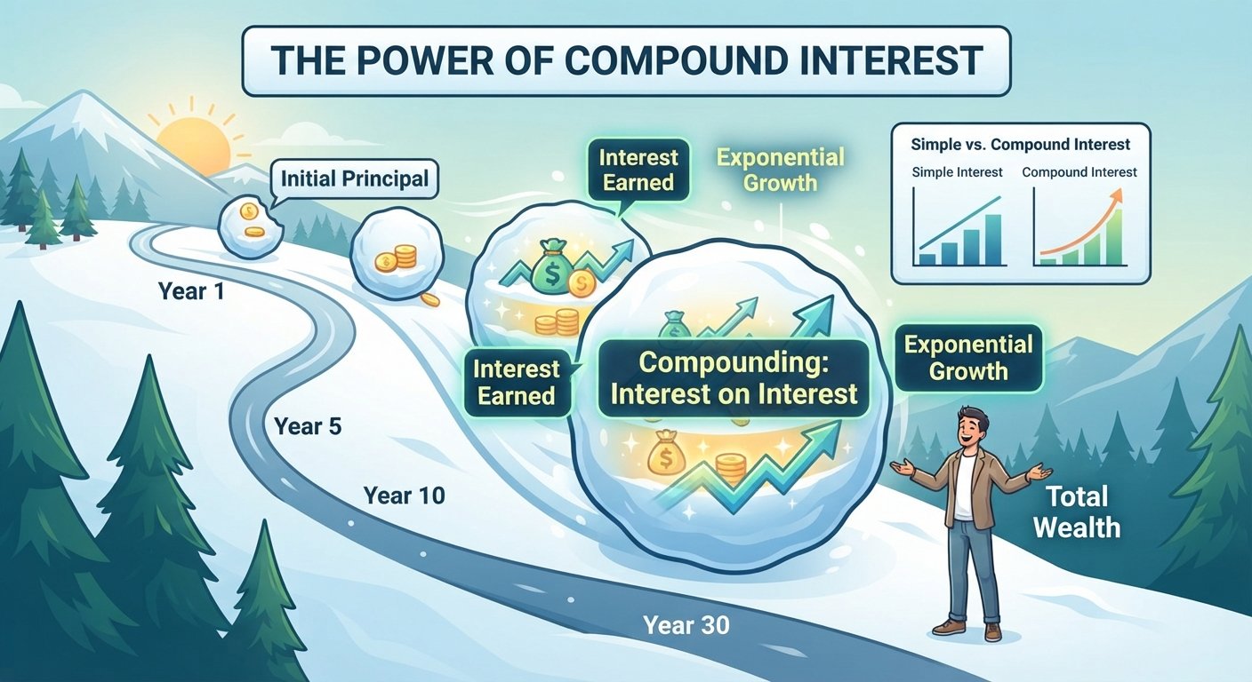 What Is Compound Interest? Simple Examples Explained